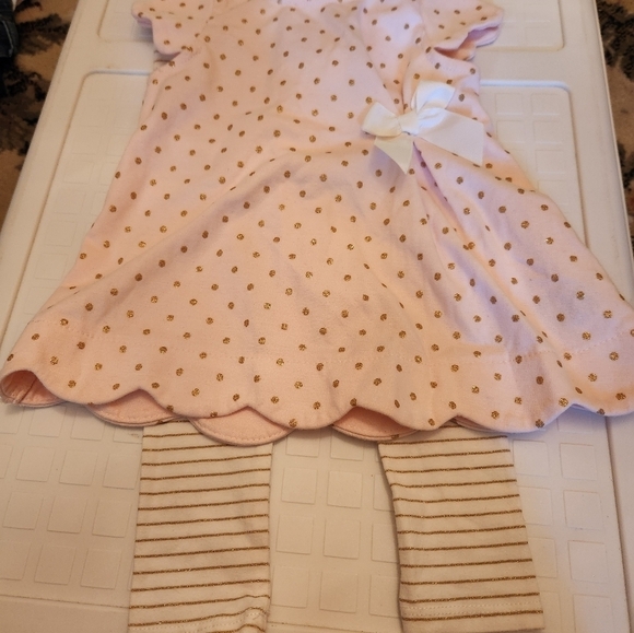 Tahari baby dress and leggings set - Picture 5 of 7